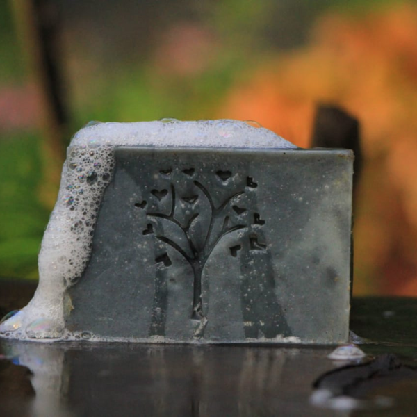 Charcoal and Almond Soap
