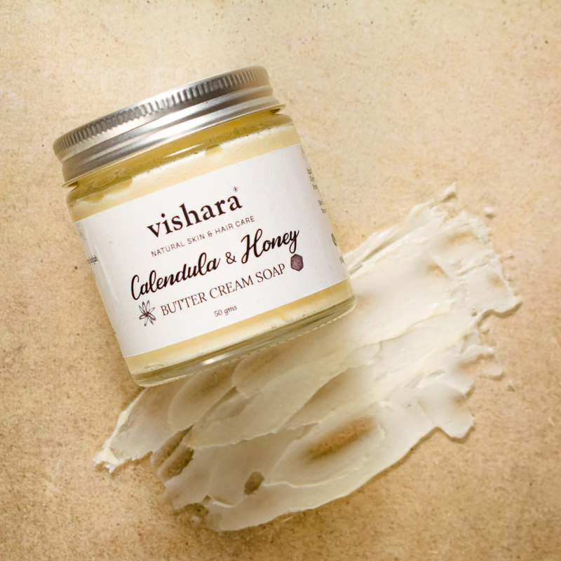 Calendula & Honey Butter cream Soap